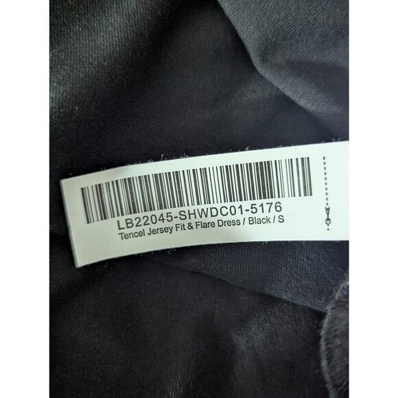 Quince Womens Black Tencel Jersey Sleeveless Fit & Flare Midi Dress NWT Size S - Picture 8 of 9